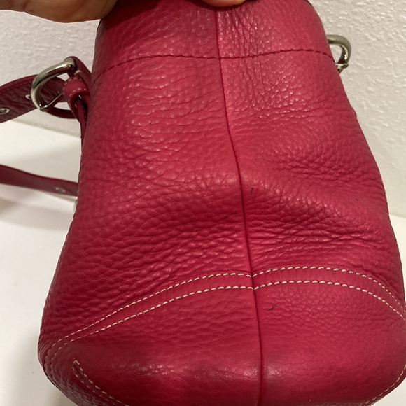 Authentic Vintage Pink Coach Purse Soho Satchel J04S-4295  Bag RARE Color - Picture 10 of 14